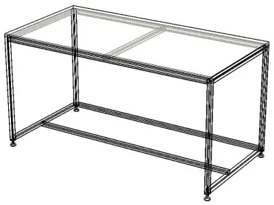 Standard Industrial Workstation 3D model