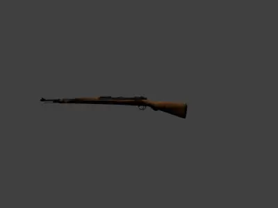 German Guns WW2 Low-poly 3D model