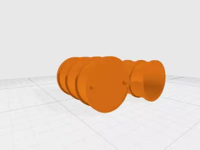 55 gallon drum 3D model