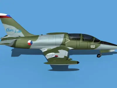 Aero Vodochody L-39C Albatross Cz Rep 02 3D model