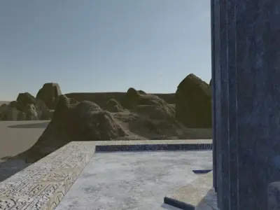 Deserted Ancient Complex 3D model