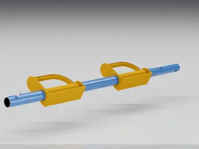 Steep Assist Device Low-poly 3D model