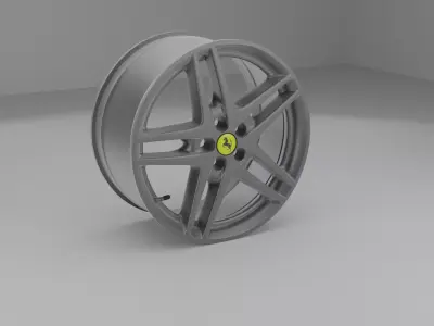 Car rim - F430 Free low-poly 3D model