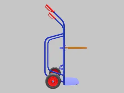 drum trolley 3D model