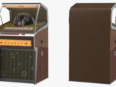 Sound Leisure Vinyl Rocket Jukebox 3D model