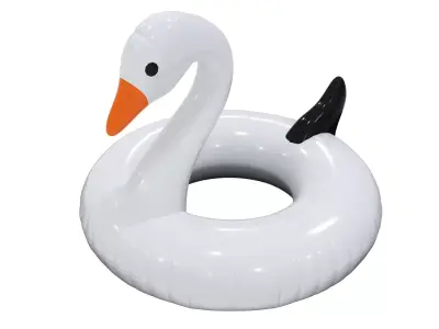 Inflatable Swan 3D Model - High Detail and Versatility Low-poly 3D model