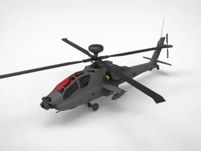 AH-64 Apache BLK 3D model