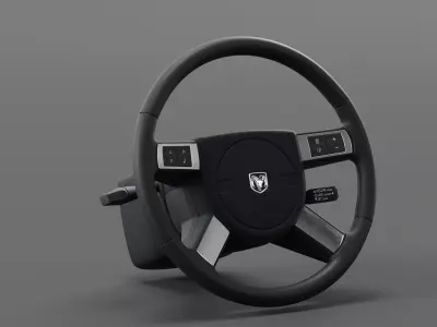 Steering Wheel Dodge Charger Free 3D model