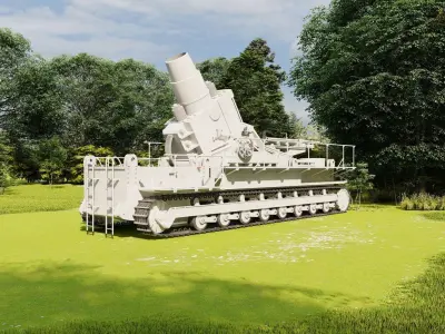 Karl-gerat mortar 3D model