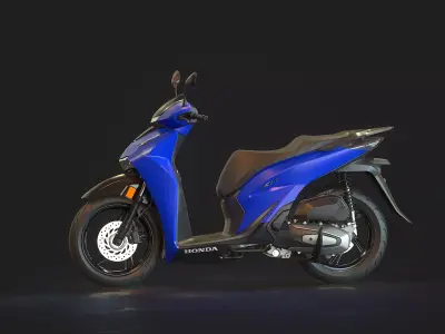 Base model Honda SH 125i 2026 3D model