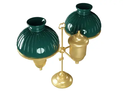Victorian Antique Table Lamp model 3D model