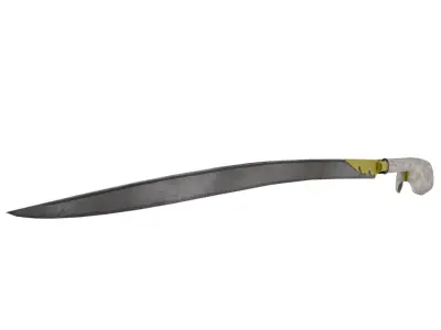 Yatagan Sword Low-poly 3D model
