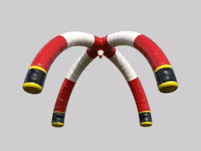 Commercial Banner Free low-poly 3D model
