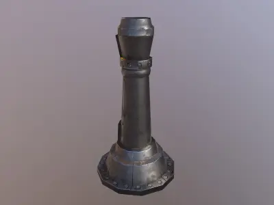 Mine Cauldron 2 Low-poly 3D model