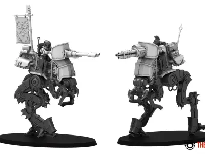 Dark Techno - Mantis Strider cannons upgrade 3D print model