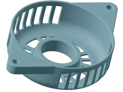 Plastic Alternator Housing Toy 3D model