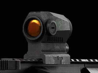 SIG SAUER Romeo5X 1x20mm Low-poly 3D model