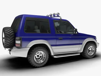 1991 Mitsubishi Pajero 3D model