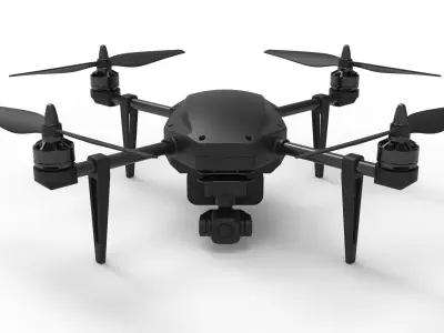 X450 Drone  3D model