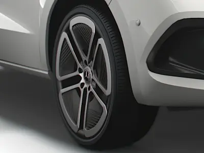 Mercedes Benz EQT 2023 wheel 3D model