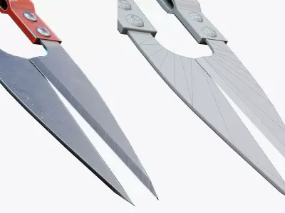 Thread Cutter Low-poly 3D model