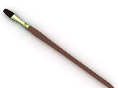 Artist Brush 3D model