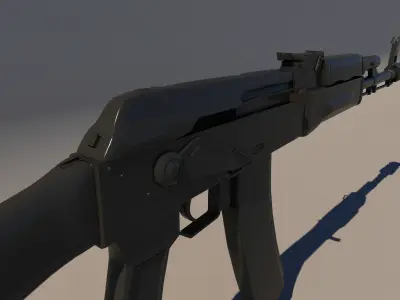 AK-74 3D model