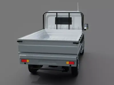 Nissan Interstar Pickup Truck 3D model