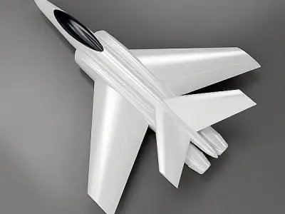 3d printable jet fighter 3D print model