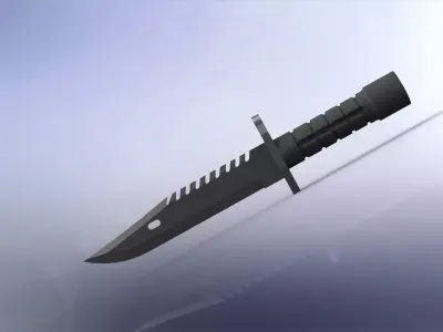 M9 knife blade  Free 3D print model