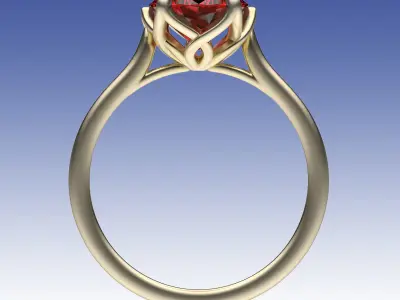 Ring Engagment Filigree 3D print model
