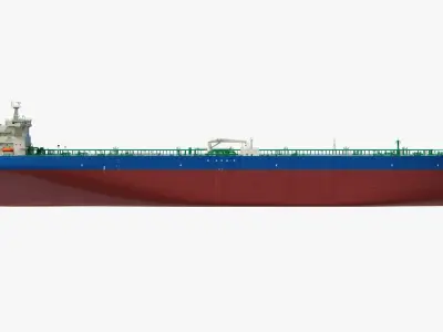 HMM Universal Leader Oil Tanker 3D model