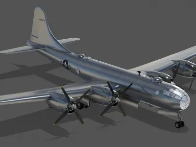 Boeing B-29 Superfortress 3D model 4