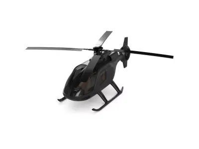 Light Helicopter 3D model