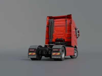 Volvo FH 2022 lowpoly Low-poly 3D model