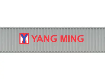 Shipping Container Yang Ming 3D model