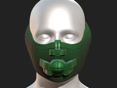 Helmet scifi military combat 3d  Low-poly 3D model buy