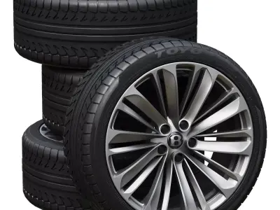 Bentley wheels 3D model
