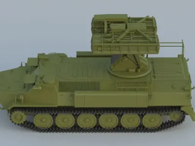 9K35 Strela-10 SA-13 Gopher 3D model