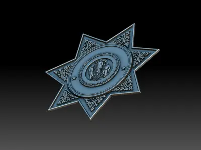 Natrona County Sheriff 3D print model
