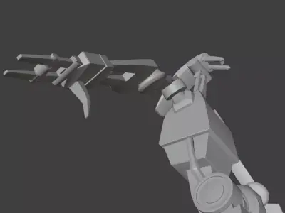 B1 battle droid Low-poly 3D model get