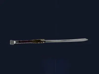 Devastator weapon from shadow fight 2 Low-poly 3D model