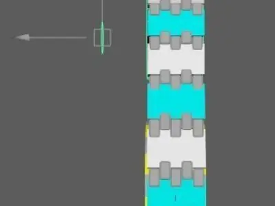 Chain lego owl 3D model