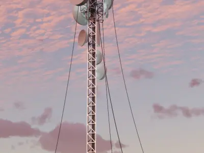 Sci-fi telecom Tower  3D model