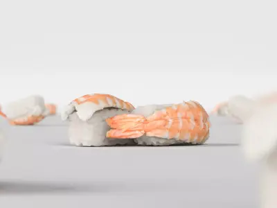 Sushi 3D model buy