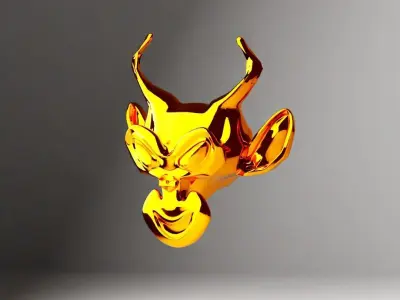 Monkey NFT Free low-poly 3D model