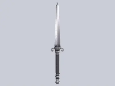 Dagger Low-poly 3D model