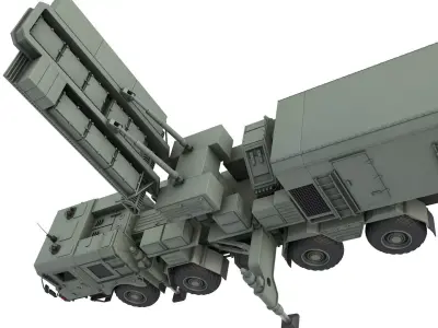 96L6E Cheese Board - Military Radar 3D model