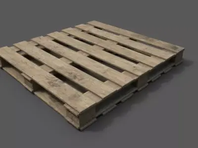 Wooden Pallet Low-poly 3D model buy