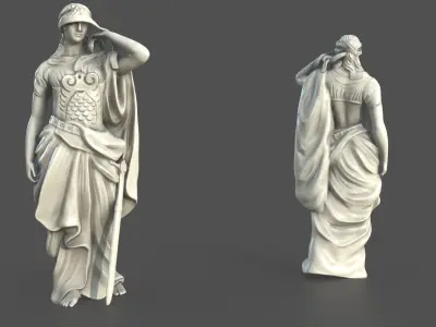  Valkyre Statue 
